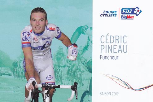 2012 FDJ-BigMat #NNO Cédric Pineau Front